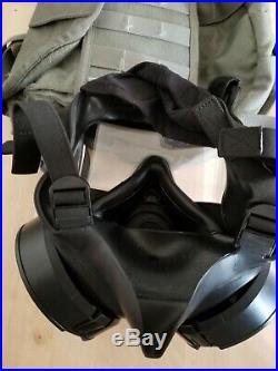 Avon FM50 Gas Mask Full Face Respirator, Carry Bag, NBC Protection, Medium Size