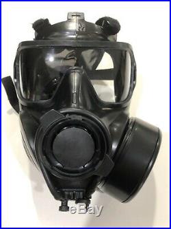 Avon Fm54 Cbrn-riot Agent-tic Twin Port Gas Mask Large 72850-4