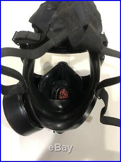 Avon Fm54 Cbrn-riot Agent-tic Twin Port Gas Mask Large 72850-4