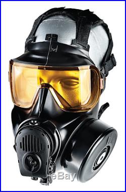 Avon Fm54 Cbrn-riot Agent-tic Twin Port Gas Mask Large 72850-4 No Tax