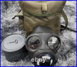 Avon GTR70 (S10-Pattern) Gas Mask with 1987 Bag & Filter British Military Display Avon GTR70 (S10-Pattern) Gas Mask with 1987 Bag & Filter British Military Display