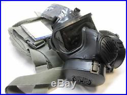 Avon M50 Gas Mask Full Face Respirator + Carry Bag NBC Protection size SMALL