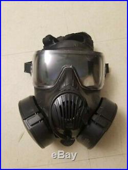 Avon M50 Gas Mask- Medium, Full Face Respirator + New Fliters and Carry Bag