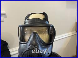 Avon Protection C50 Gas Mask Medium Complete Police Gas Mask Used