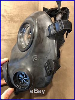 Avon fm12 fm-12 respirator gas mask 2025 filter pouch medium size 2 Dual port