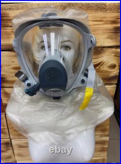 Beard-Friendly PAPR Gas Mask Hood NATO 40mm Israeli Supergum FULL KIT