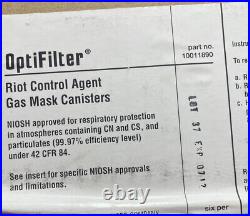 Box Of 6 MSA CBA/RCA OptiFilter Cartridge for Millenium Gas Mask 10011890