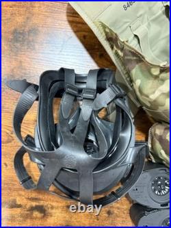 British Armed Forces Military GSR Gas Mask General Service Respirator Size 2