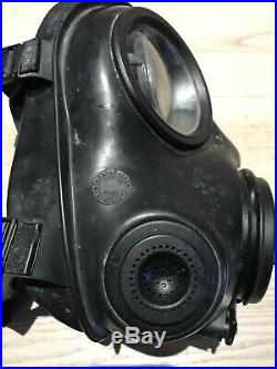 British Army Avon 1988 S10 Gas Mask Size 1 Filter Respirator OPTICAL LENSES