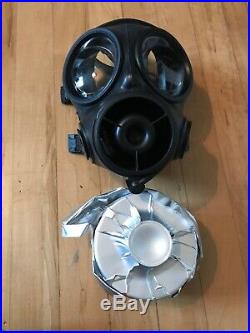 British Army Avon Exel. Condition 1992 S10 Gas Mask Size 4 Plus Filter Respirator