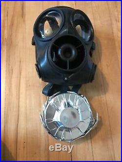 British Army Avon Good Cond. RARE 1987 S10 Gas Mask Respirator Size 1 + Filter