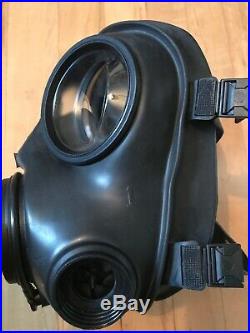 British Army Avon Good Cond. RARE 1987 S10 Gas Mask Respirator Size 1 + Filter