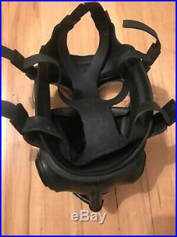 British Army Avon Good Condition 1992 S10 Gas Mask Respirator Size 2 and Filter