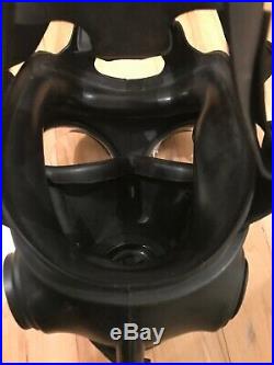 British Army Avon Good Condition 1993 S10 Gas Mask Respirator Size 2 & Filter