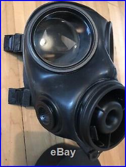 British Army Avon Good Condition 2000 S10 Gas Mask Respirator Size 3 and Filter