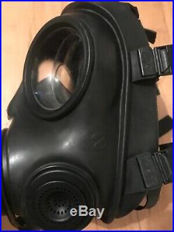 British Army Avon Good Condition 2006 S10 Gas Mask Respirator Size 2 and Filter