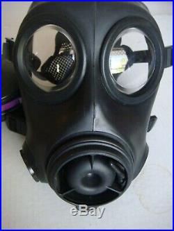 British Army FM12 Avon Gas Mask/Respirator size 2, filters, drinking straw