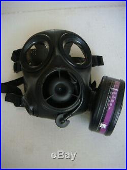 British Army FM12 Avon Gas Mask/Respirator size 2, with filters, drinking straw