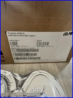 British Army GSR Gas Mask With Respirator Filters Military Size 3 BNIB