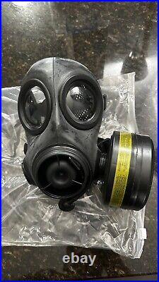British Army NBC CBRN AVON S10 Respirator Gas Mask Military US Black SIZE 4