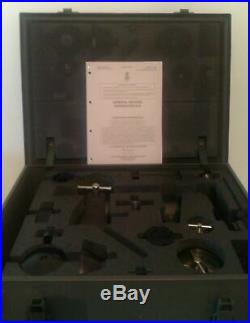 British Army S10/fm12 Gas Mask Respirator Maintenance Kit With Manual