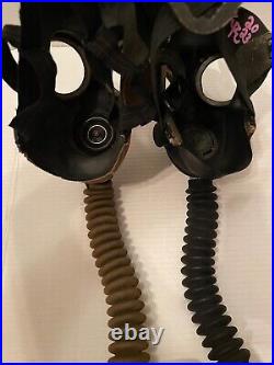 British Gas Mask Respirator LOT Mark 4 Mark 5 with Haversack New Straps
