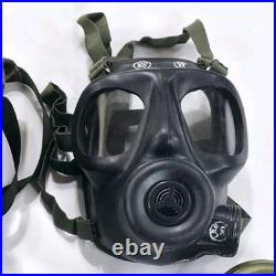 British Military SR6/2 Gas Mask-Respirator 1983 LBR Co + Carry Bag + Filter 40mm