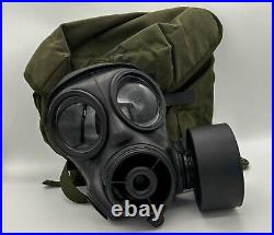 British S10 Gas Mask Size 2 1988 Good Condition + Bag Army Respirator