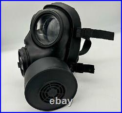 British S10 Gas Mask Size 2 1988 Good Condition + Bag Army Respirator