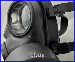 British S10 Gas Mask Size 2 1988 Good Condition + Bag Army Respirator