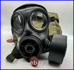 British S10 Gas Mask Size 2 Great Condition + Bag 1988 SAS Army Respirator