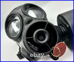 British S10 Gas Mask Size 2 Great Condition + Bag 1988 SAS Army Respirator