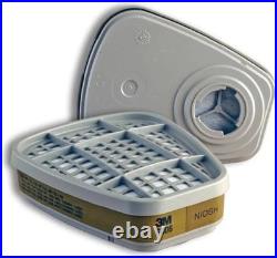 Bundle 3M 6900 LARGE FULL FACE RESPIRATOR MASK & 2 60926 GAS VAPOR+2 6006 Filter