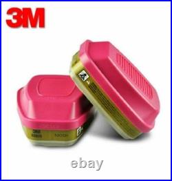 Bundle 3M 6900 LARGE FULL FACE RESPIRATOR MASK & 2 60926 MULTI GAS CARTRIDGE