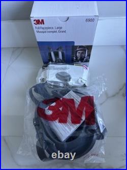Bundle 3M 6900 LARGE FULL FACE RESPIRATOR MASK & 2 60926 MULTI GAS CARTRIDGE