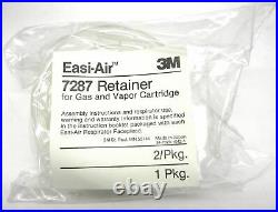 CASE OF 20 3M Easi-Air 7287 Respirator Retainer Gas and Vapor Cartridge Holder