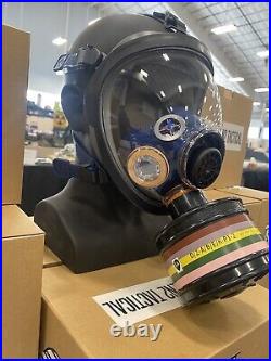 CBRN P1 Gas Mask Survival Nuclear and Chemical, Gas Mask 40mm- Adjustable
