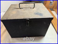 CESCO Fume/gas Mask Respirator Storage Box 1940's Chicago Eye Shield Company