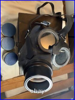 CESCO Fume/gas Mask Respirator Storage Box 1940's Chicago Eye Shield Company