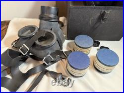 CESCO Fume/gas Mask Respirator Storage Box 1940's Chicago Eye Shield Company