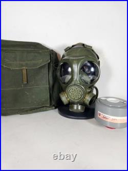 Canadian C4 Gas Mask Rare Military With Bag And Rare Filter