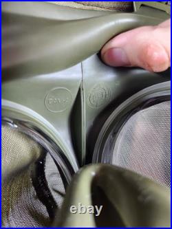 Canadian C4 Gas Mask Rare Military With Bag And Rare Filter