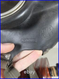 Canadian Ww2 General Service Respirator Rare Gas Mask Defects