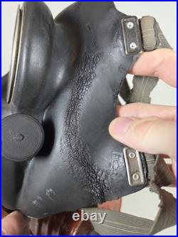 Canadian Ww2 General Service Respirator Rare Gas Mask Defects