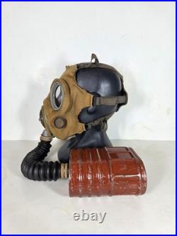 Canadian Ww2 Rare Mk. IV General Service Respirator Gas Mask Small Special Mic