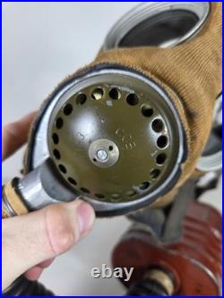 Canadian Ww2 Rare Mk. IV General Service Respirator Gas Mask Small Special Mic