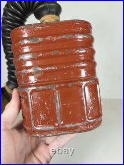 Canadian Ww2 Rare Mk. IV General Service Respirator Gas Mask Small Special Mic