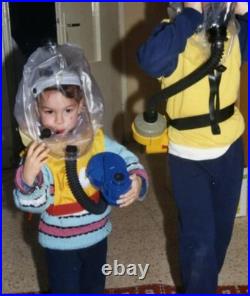 Children Size Gas Mask Escape Hood Kit 25L Blower + NATO Filter Age 3-8 PPE