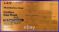 Civilian Gas Mask For Dual Protection (NBC Weapons and Fire)