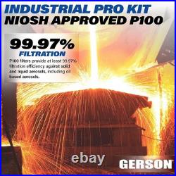 Comfort-Fit P100 Respirator with Exhalation Valve Safety for Welders